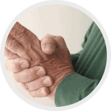 Icon illustrating tingling and numbness in the fingers and hands, a common neuropathy symptom